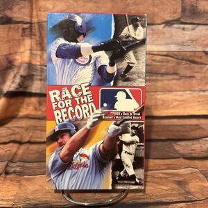 Race for the Record VHS 1998 MLB Home Run Chase McGwire Sosa Baseball Cubs Cards